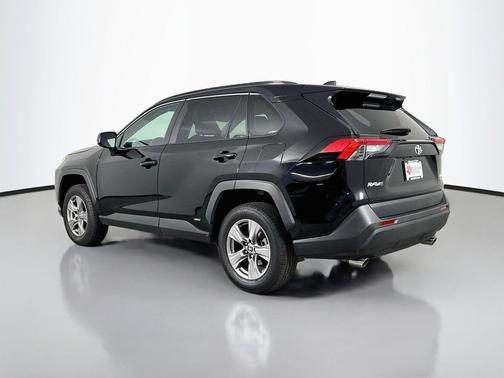 Midnight Black Metallic 2025 Toyota RAV4 Hybrid LE