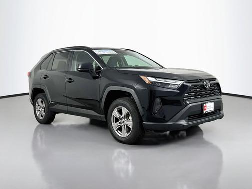 Midnight Black Metallic 2025 Toyota RAV4 Hybrid LE