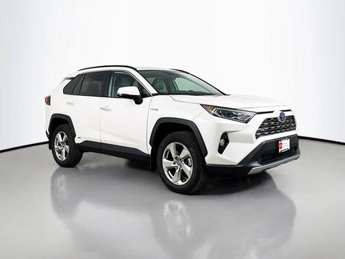Blizzard Pearl 2021 Toyota RAV4 Hybrid Limited