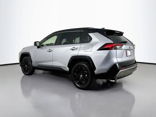 Silver Sky Metallic/Midnight Black Metallic 2023 Toyota RAV4 Hybrid SE