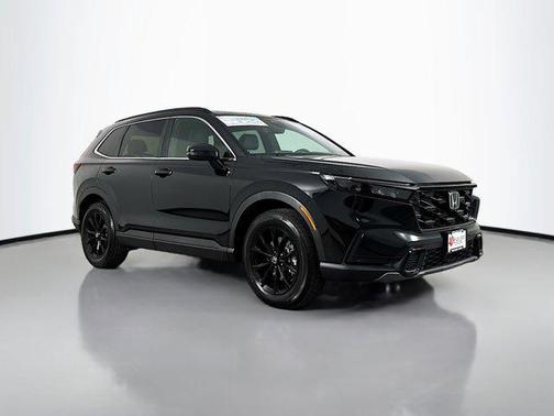Crystal Black Pearl 2025 Honda CR-V Hybrid Sport AWD