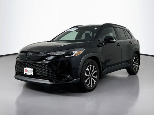 Jet Black 2024 Toyota Corolla Cross Hybrid SE