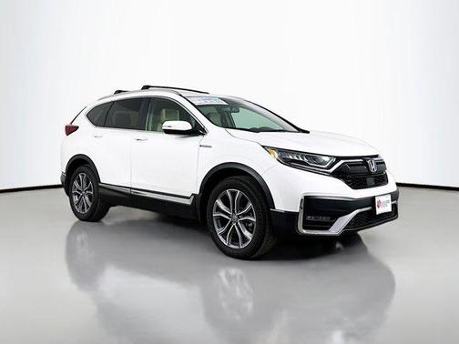 Platinum White Pearl 2020 Honda CR-V Hybrid Touring