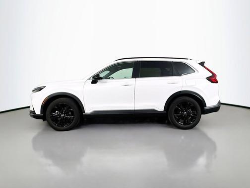 Platinum White Pearl 2025 Honda CR-V Hybrid Sport Touring AWD