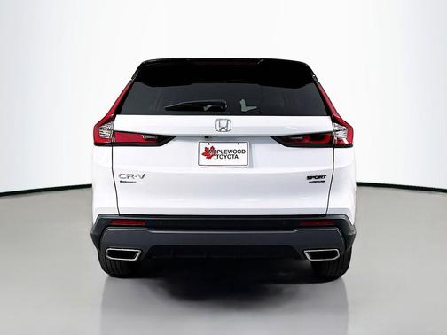 Platinum White Pearl 2025 Honda CR-V Hybrid Sport Touring AWD