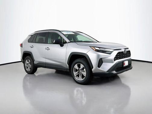 Silver Sky Metallic 2025 Toyota RAV4 Hybrid LE