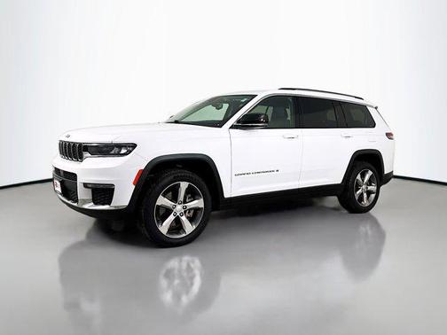 Bright White Clearcoat 2021 Jeep Grand Cherokee L Limited
