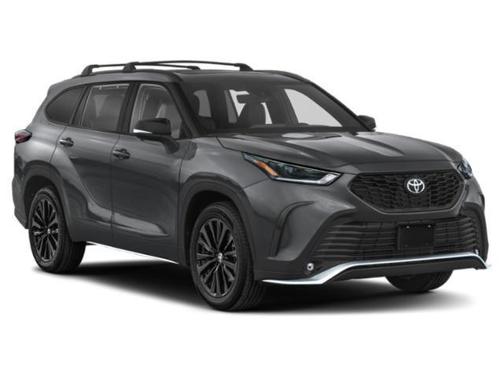 Midnight Black Metallic 2025 Toyota Highlander XSE