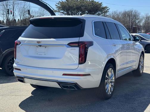 Crystal White Tri-Coat 2023 Cadillac XT6 Premium Luxury AWD