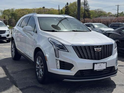 Crystal White Tri-Coat 2023 Cadillac XT5 Premium Luxury