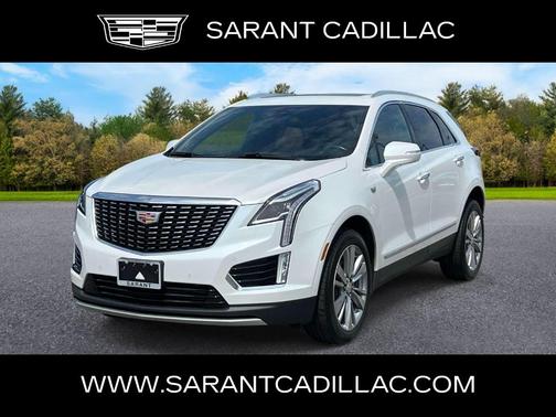 Crystal White Tri-Coat 2023 Cadillac XT5 Premium Luxury