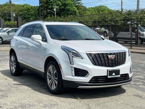 Crystal White Tri-Coat 2023 Cadillac XT5 Premium Luxury