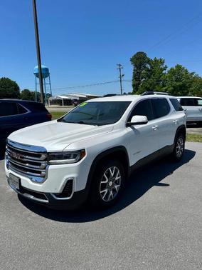 White 2021 GMC Acadia SLT