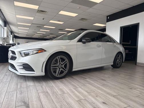 Polar White 2019 Mercedes-Benz A-Class 4MATIC Sedan