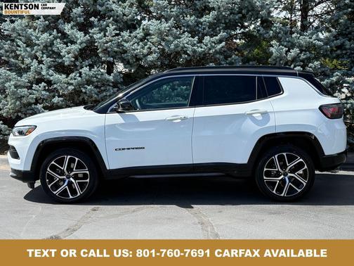 Bright White Clearcoat 2025 Jeep Compass Limited