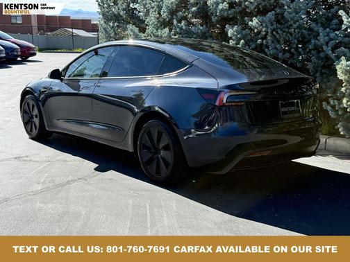 Stealth Grey 2025 Tesla Model 3 Long Range