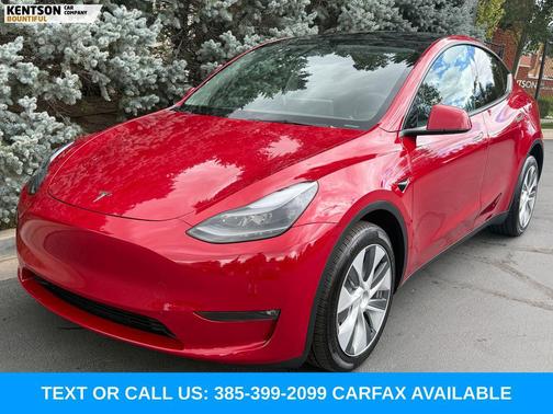 Red Multi-Coat 2023 Tesla Model Y Long Range Dual Motor All-Wheel Drive