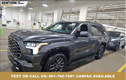 Magnetic Gray Metallic 2026 Toyota Sequoia Platinum