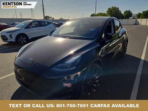 Solid Black 2023 Tesla Model Y Performance Dual Motor All-Wheel Drive