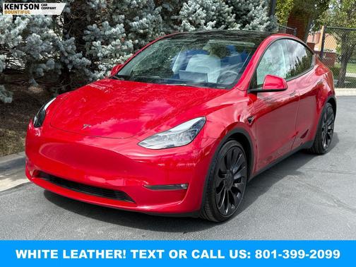 Red Multi-Coat 2023 Tesla Model Y Performance Dual Motor All-Wheel Drive