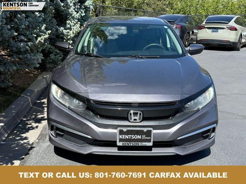 Modern Steel Metallic 2019 Honda Civic LX