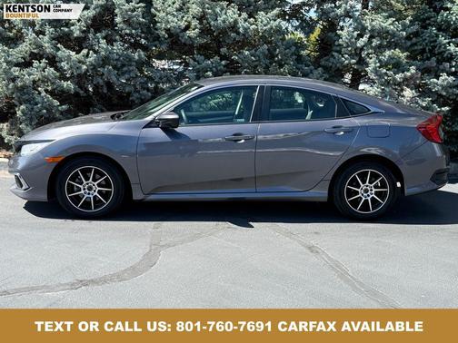 Modern Steel Metallic 2019 Honda Civic LX