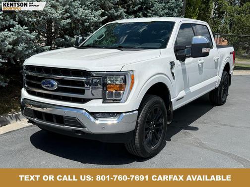Star White Metallic Tri-Coat 2021 Ford F-150 Lariat