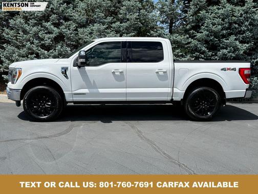 Star White Metallic Tri-Coat 2021 Ford F-150 Lariat