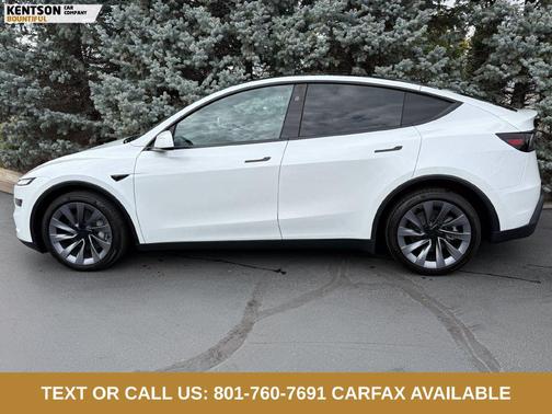 Pearl White Multi-Coat 2026 Tesla Model Y Long Range Launch Series