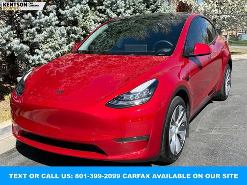 Red Multi-Coat 2023 Tesla Model Y Long Range Dual Motor All-Wheel Drive