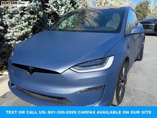 Deep Blue Metallic 2023 Tesla Model X Standard Range