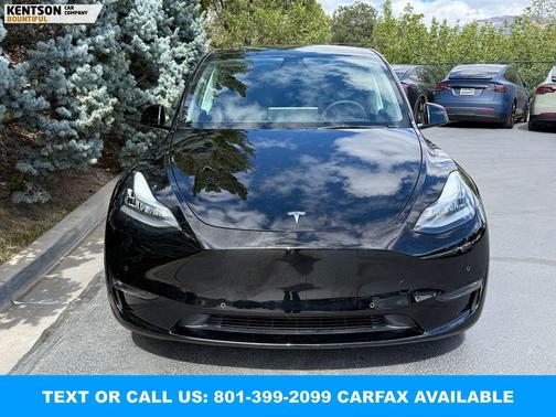 Solid Black 2022 Tesla Model Y Long Range Dual Motor All-Wheel Drive