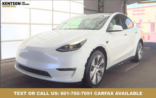 Pearl White Multi-Coat 2023 Tesla Model Y Long Range Dual Motor All-Wheel Drive