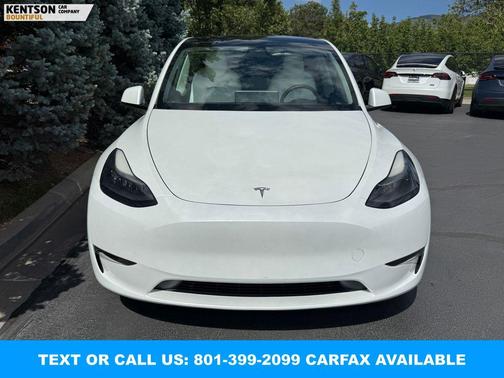 Pearl White Multi-Coat 2023 Tesla Model Y Long Range Dual Motor All-Wheel Drive