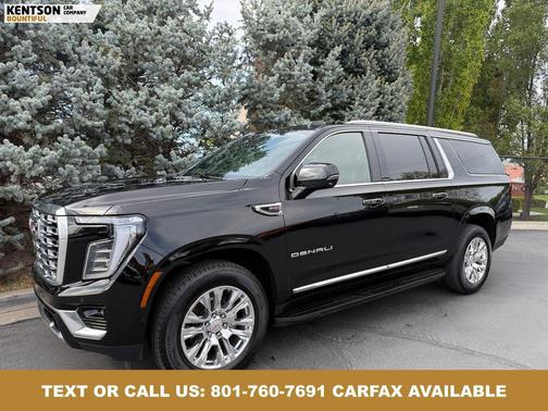 Onyx Black 2025 GMC Yukon XL Denali