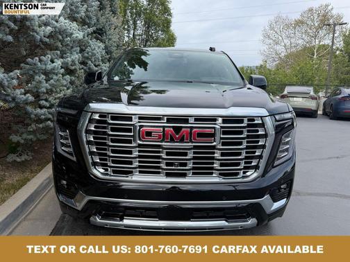 Onyx Black 2025 GMC Yukon XL Denali