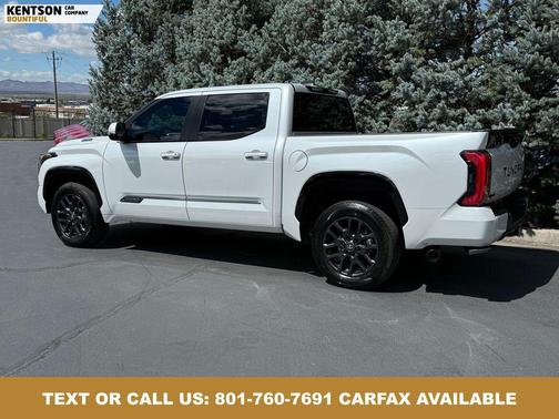 Wind Chill Pearl 2025 Toyota Tundra Hybrid Platinum