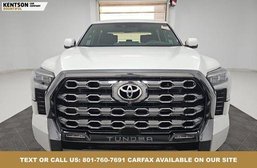 Wind Chill Pearl 2025 Toyota Tundra Hybrid Platinum