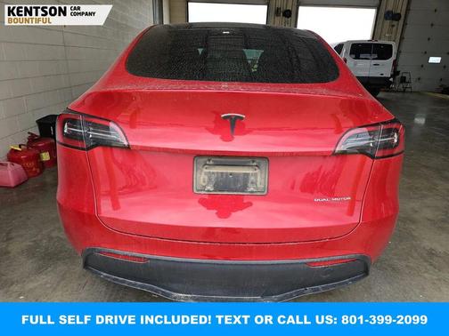 Red Multi-Coat 2023 Tesla Model Y Long Range Dual Motor All-Wheel Drive