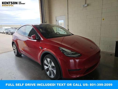 Red Multi-Coat 2023 Tesla Model Y Long Range Dual Motor All-Wheel Drive