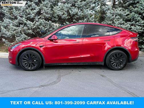 Red Multi-Coat 2023 Tesla Model Y Long Range Dual Motor All-Wheel Drive