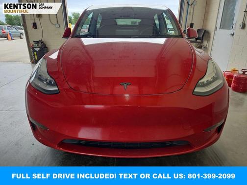 Red Multi-Coat 2023 Tesla Model Y Long Range Dual Motor All-Wheel Drive