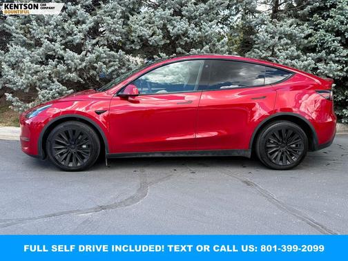 Red Multi-Coat 2023 Tesla Model Y Long Range Dual Motor All-Wheel Drive