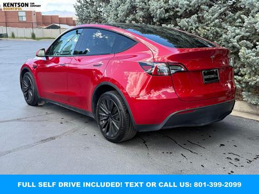 Red Multi-Coat 2023 Tesla Model Y Long Range Dual Motor All-Wheel Drive