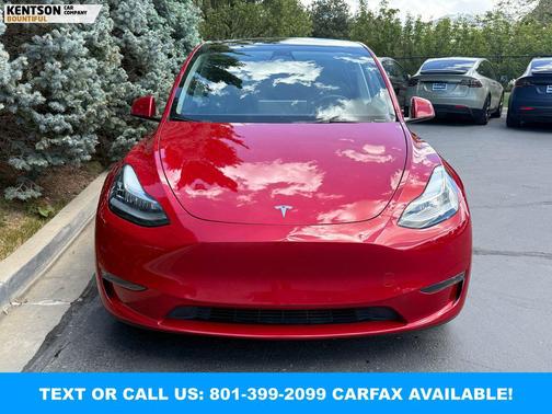Red Multi-Coat 2023 Tesla Model Y Long Range Dual Motor All-Wheel Drive