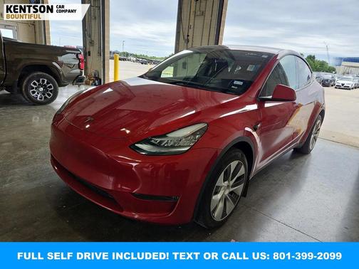 Red Multi-Coat 2023 Tesla Model Y Long Range Dual Motor All-Wheel Drive