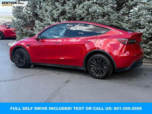 Red Multi-Coat 2023 Tesla Model Y Long Range Dual Motor All-Wheel Drive