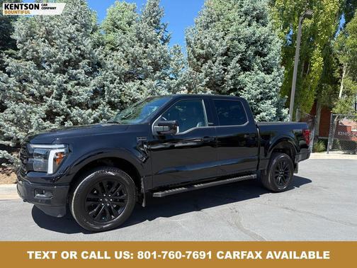 Agate Black Metallic 2025 Ford F-150 Lariat