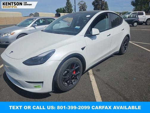Pearl White Multi-Coat 2022 Tesla Model Y Performance Dual Motor All-Wheel Drive