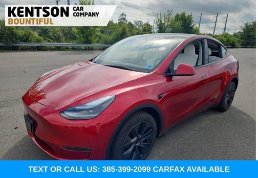 Ultra Red 2025 Tesla Model Y Long Range Dual Motor All-Wheel Drive
